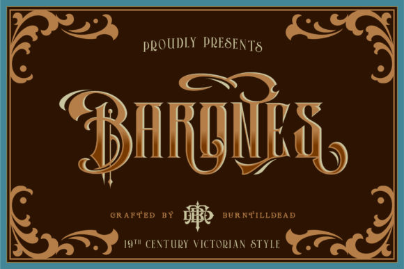 Barones: A Victorian-Inspired Blackletter Font for Bold Campaign Typography