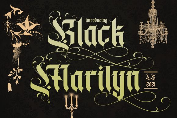 Black Marilyn: The Bold Blackletter Font That Elevates Campaign Visuals