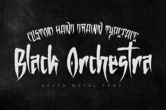 Black Orchestra: A Bold Blackletter Font for Hauntingly Beautiful Design Projects