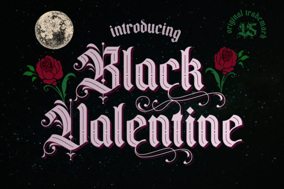Black Valentine: A Classic Blackletter Font for Elegant Web Design