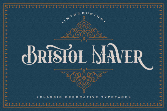 Bristol Maver: A Stylish Blackletter Font for Editorial Elegance