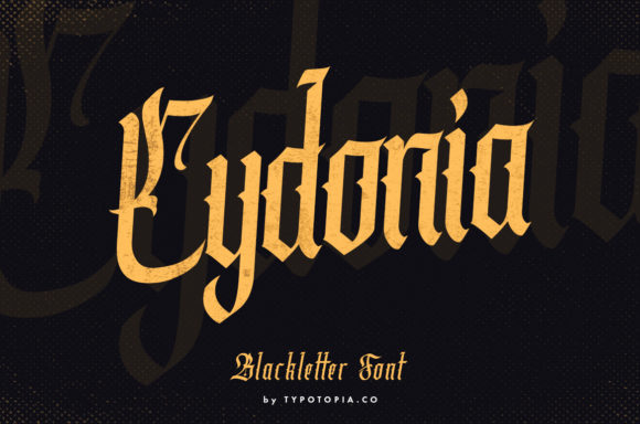 Cydonia: An Authentic Blackletter Font for Bold Branding Projects