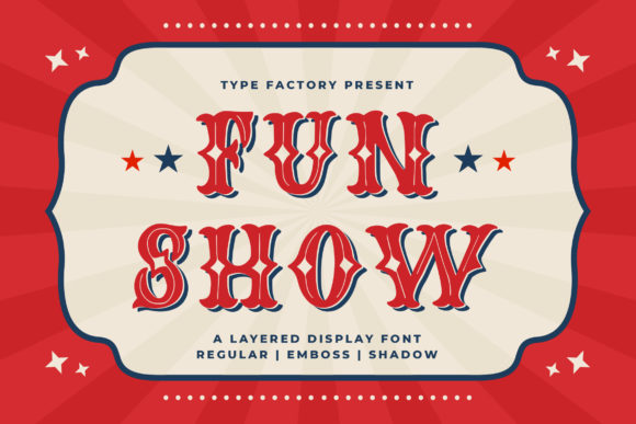 Fun Show: A Playful Blackletter Font for Handmade Labels, Invitations, and More