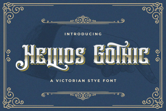 Hellios Gothic: A Daring Blackletter Font for Bold Designs