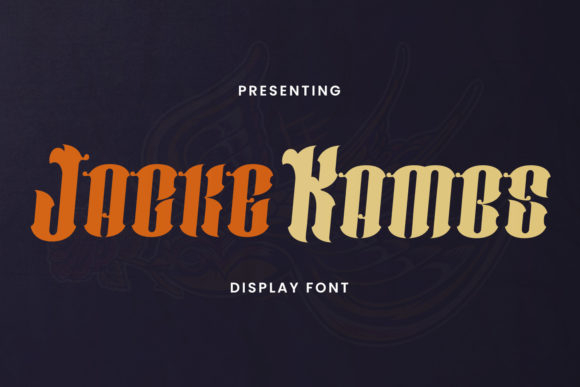 Jacke Kambs: A Gothic Blackletter Font with Bold Personality