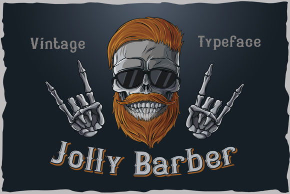Jolly Barber: A Bold Blackletter Font for Business Branding
