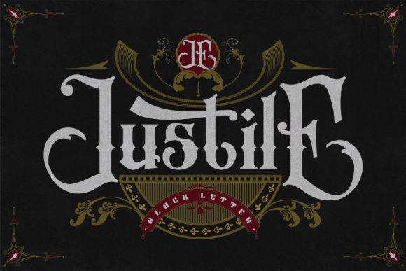 Justile: A Blackletter Font That Elevates Small Business Branding