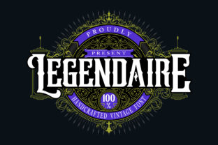 Legendarie Font: A Luxurious Blackletter Design for Creative Projects