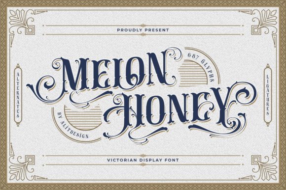 Melon Honey: A Distinct Blackletter Font for Editorial Elegance