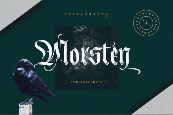 Morsten: A Gothic Blackletter Font for Bold Web Design