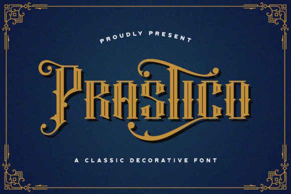 Prastico: A Bold Blackletter Font for Editorial Impact