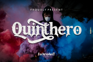 Quinthero: A Stylish Blackletter Font for Modern Marketing Design