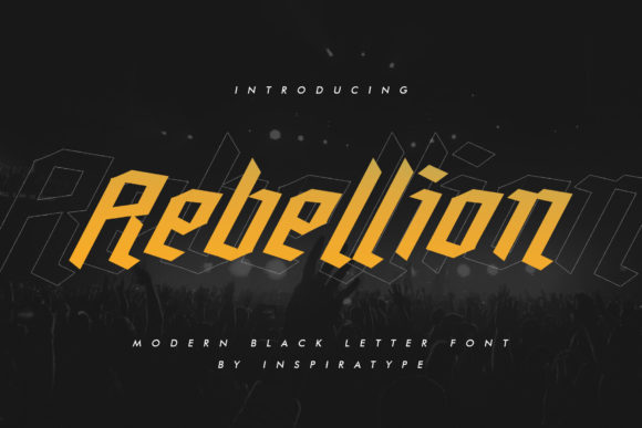 Rebellion Font: A Bold Blackletter Choice for Web Design and Digital Branding