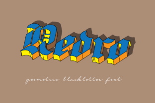 Redro: A Modern Blackletter Font for Editorial Design and Digital Publishing