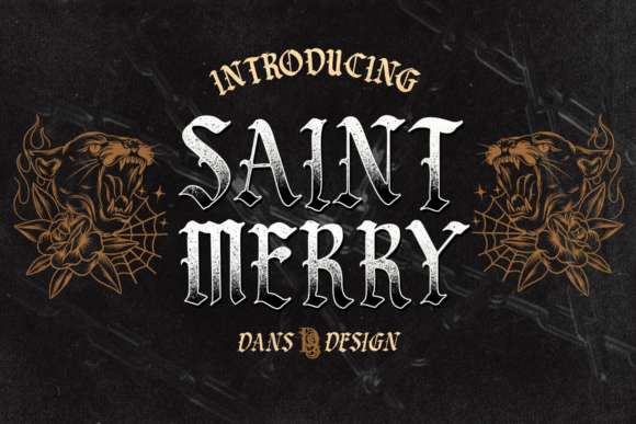 Saint Merry: A Vintage Blackletter Font for Bold Campaign Designs