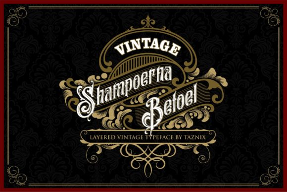 Shampoerna Betoel: A Classic Blackletter Font for Elegant Branding
