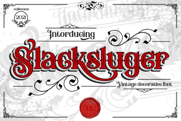 Slacksluger Font: Dramatic Blackletter for Bold Web Design