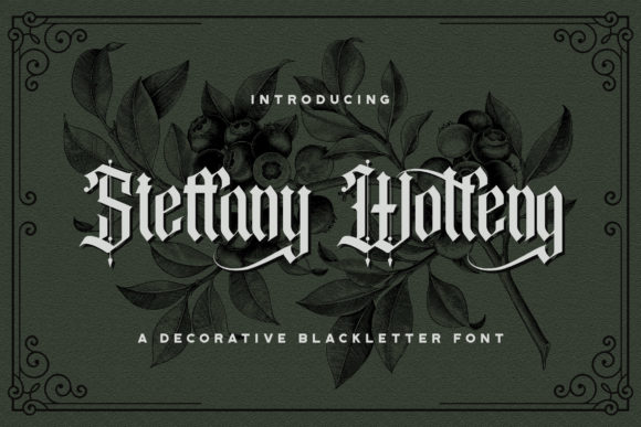 Steffany Wolfeng Font for Bold Editorial Design