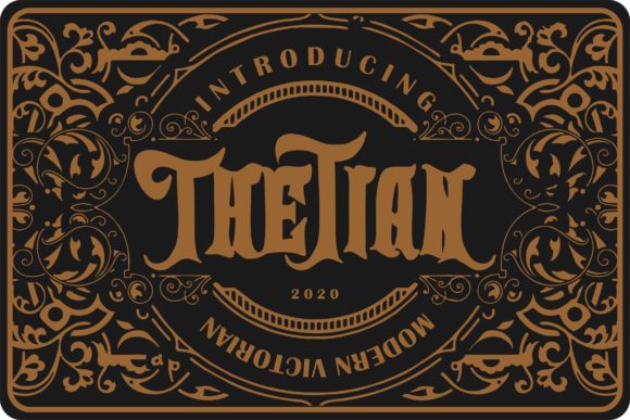 Thetian: A Bold Blackletter Font for Striking Campaign Visuals