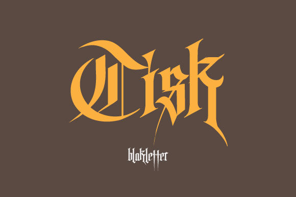 Tisk Font: Elevating Handmade Crafts with Blackletter