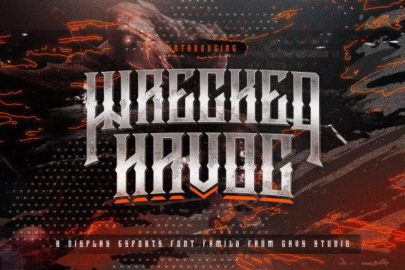 Wrecked Havoc: The Bold Blackletter Font for Handmade Labels and Creative Packaging